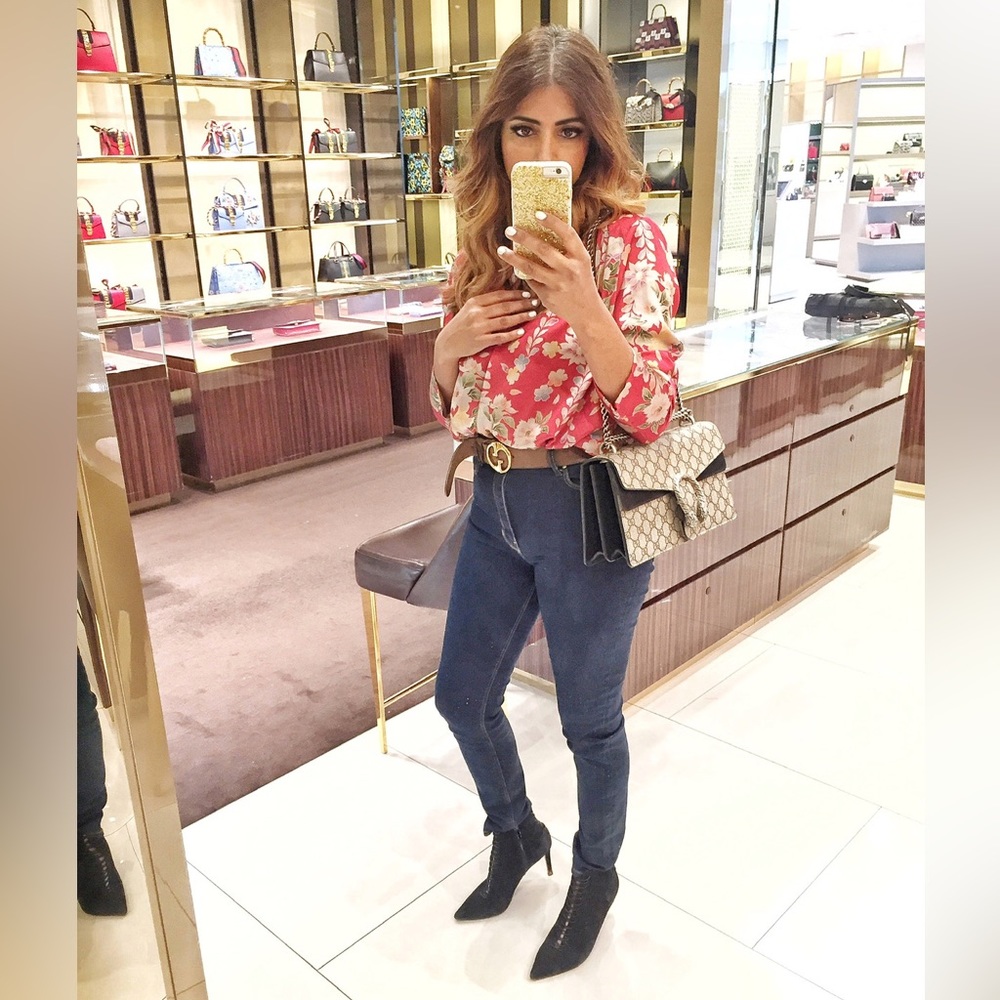 ZARA Floral Bodysuit